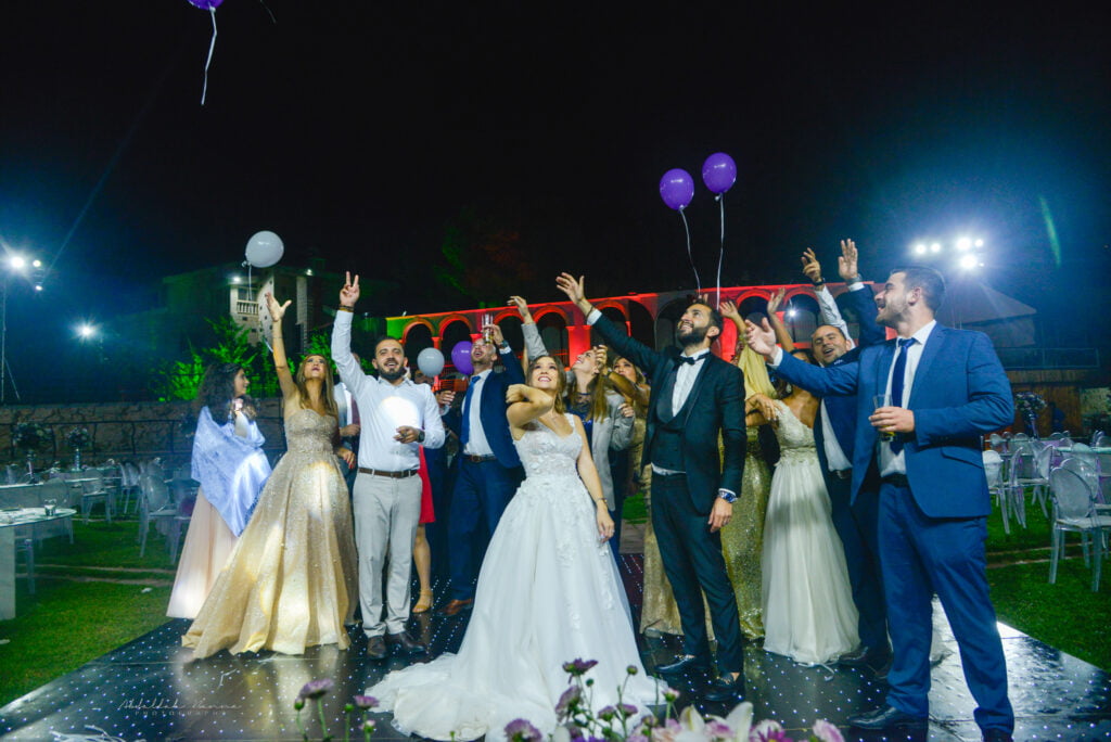 Lebanese wedding group photo