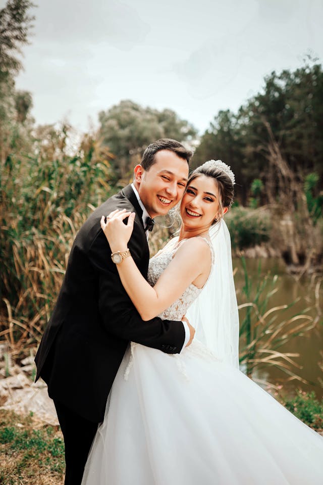A group shot with the groomsmen, whether they are laughing, walking, or striking a more formal pose, adds character and fun to the album.