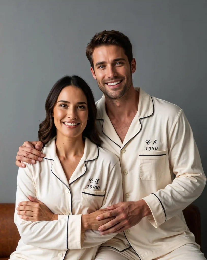 The second-anniversary theme is cotton, representing comfort and flexibility. A cozy and practical gift could be matching cotton pajamas. Choose high-quality, soft cotton sets in colors or patterns you love. Bonus points if you personalize them with your initials or wedding date for an extra-special touch.