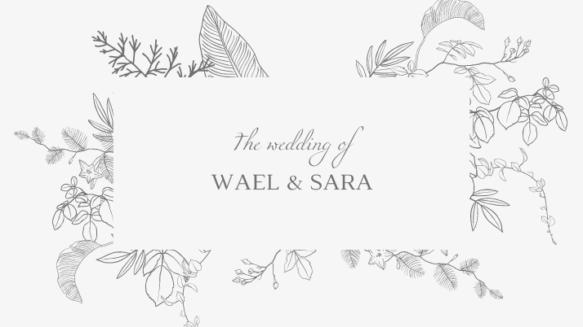 lebanese wedding card